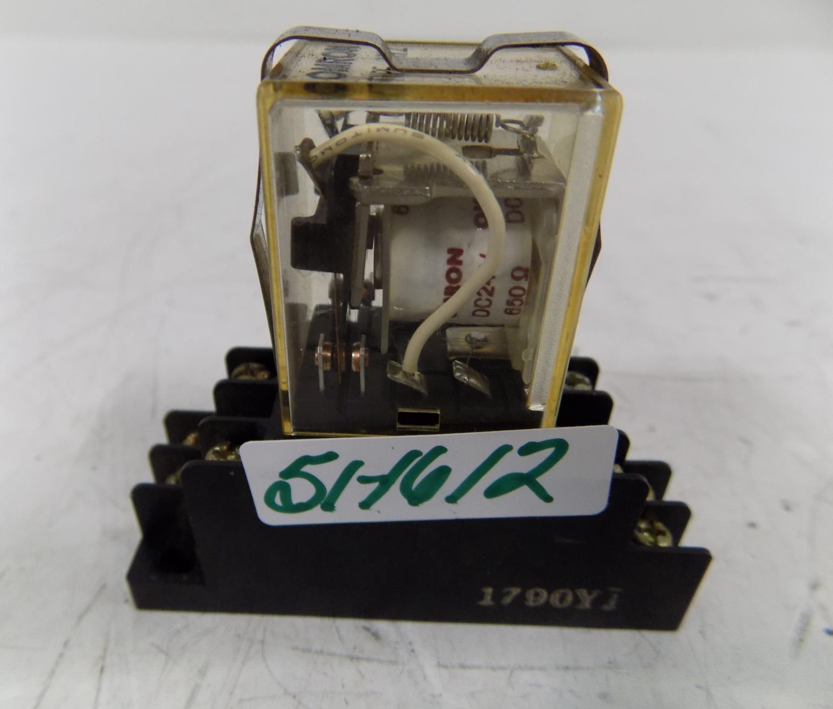 Omron 24vdc Relay My2 W Base 1790yt