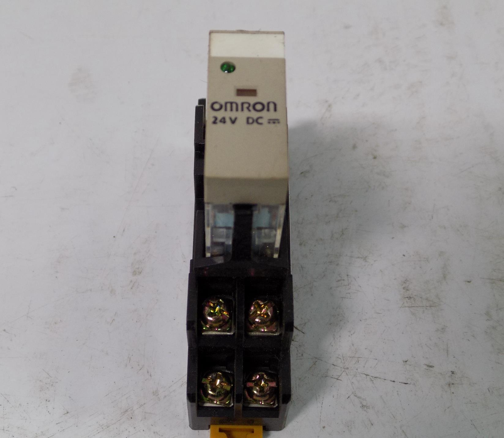 OMRON 24VDC RELAY G2R2SND W/5AMP BASE eBay