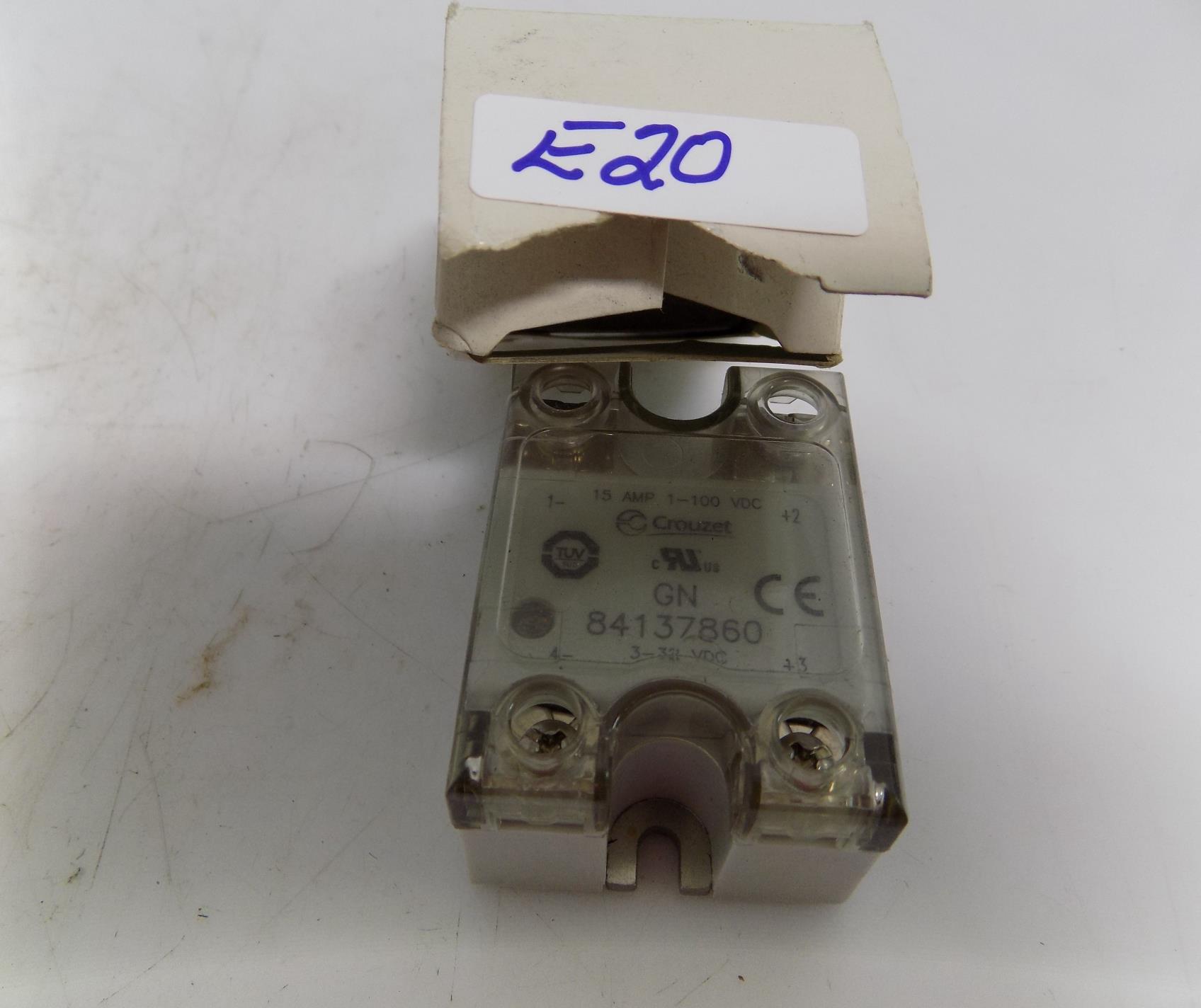 Opto 22 mount OAC24 18-32VDC input 3A 120V AC Output Relay Crouzet Gordo I//O