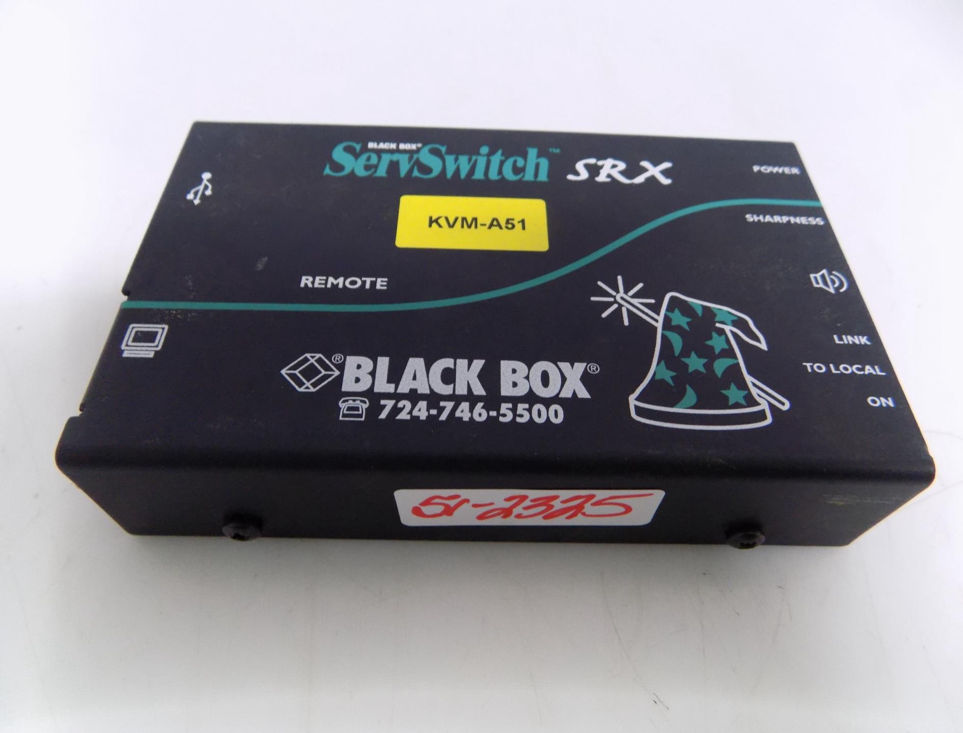Black Box Servswitch Wizard Srx Vga Usb Extender Remote Acu5051a Ebay