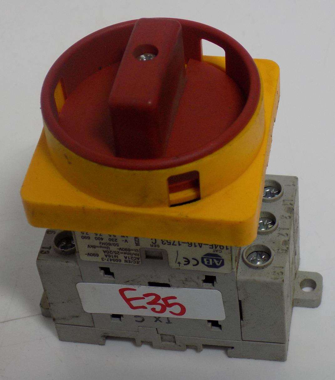 ALLEN BRADLEY DISCONNECT SWITCH 194EA161753 SER. C eBay