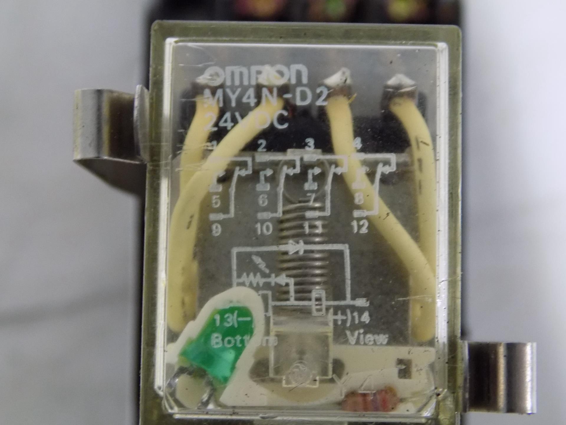 Реле omron my4n 24vdc
