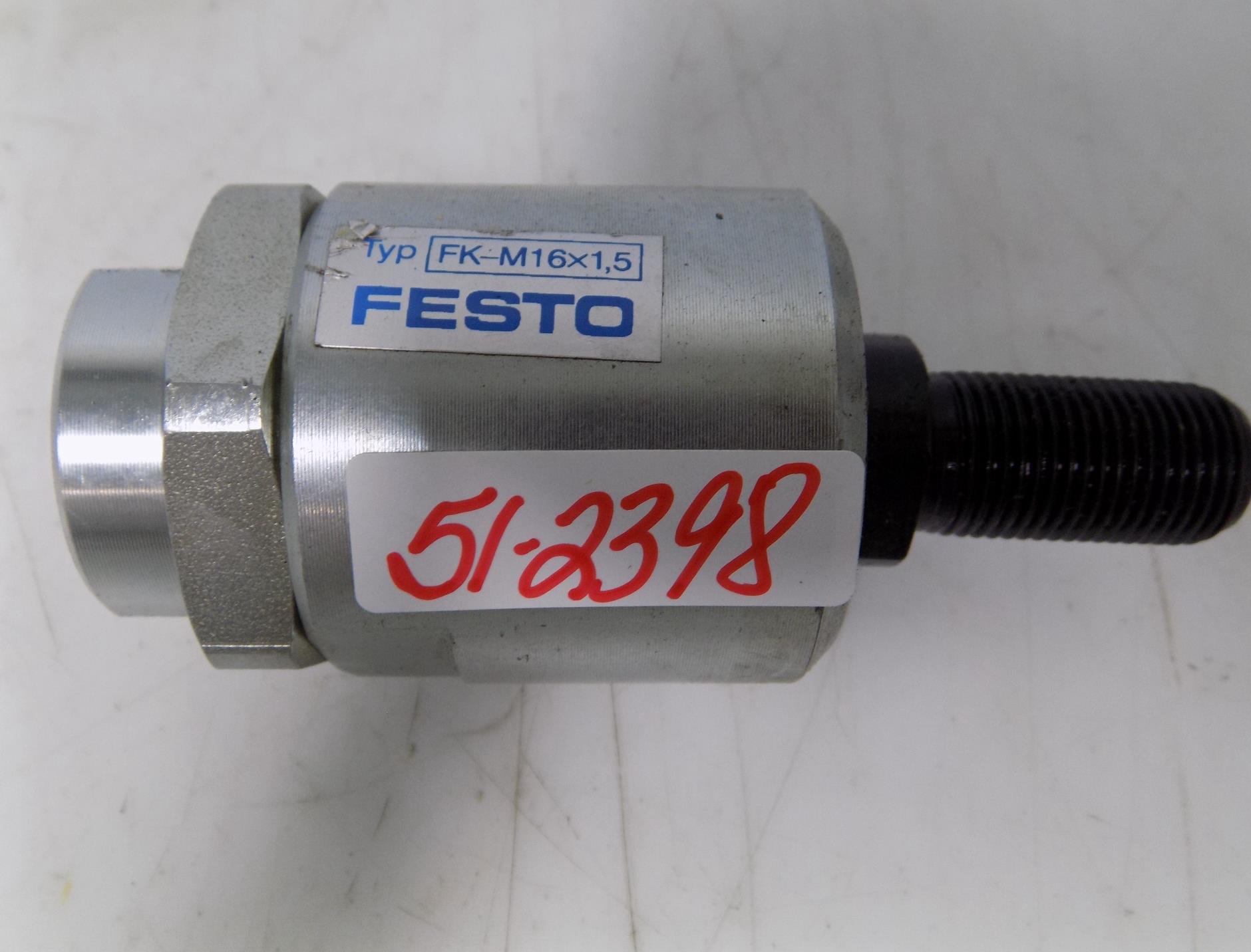 FESTO ROD COUPLING SELF ALIGNING FKM16X1,5 eBay