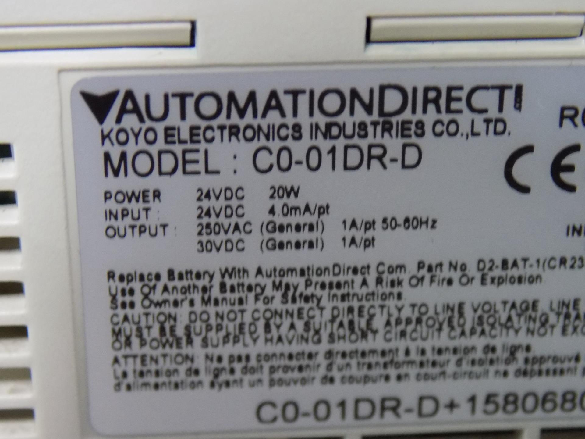 Automation Direct C0-01DR-D Click PLC I//O Controller