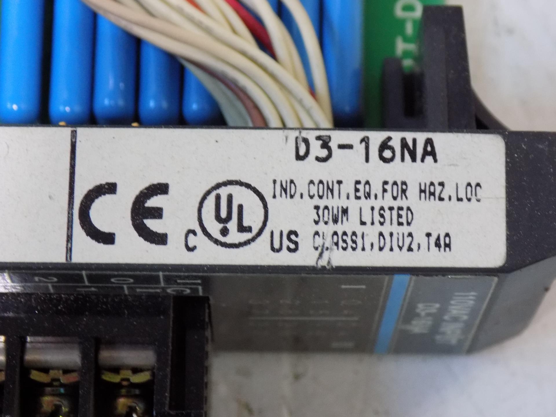 AUTOMATION DIRECT INPUT MODULE D3-16NA ITEM 742881-L2