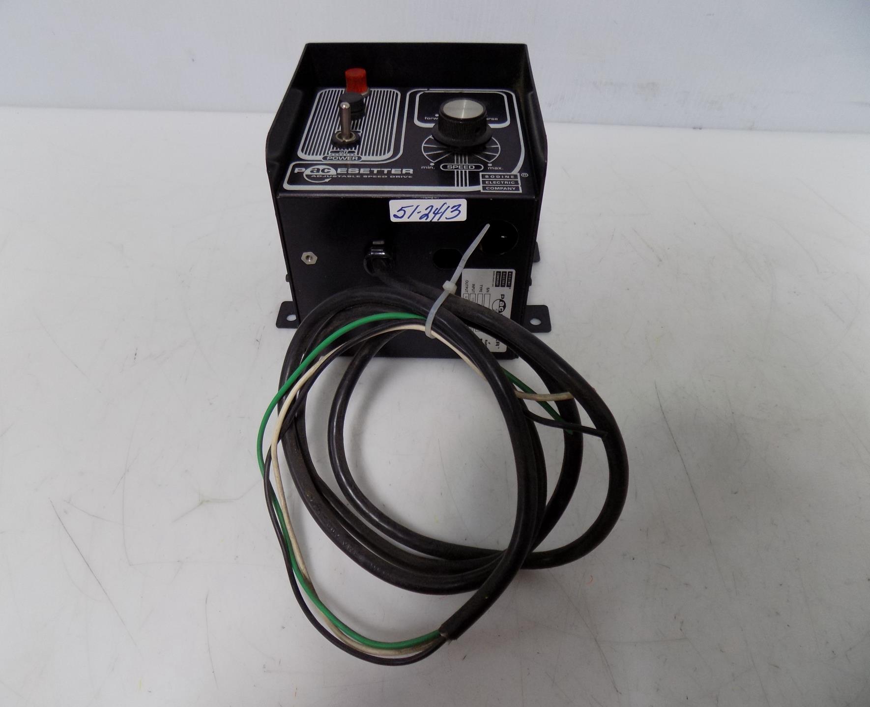 Bodine Electric Pacesetter Adjustable Speed Drive Hpp 5137e1 Ebay