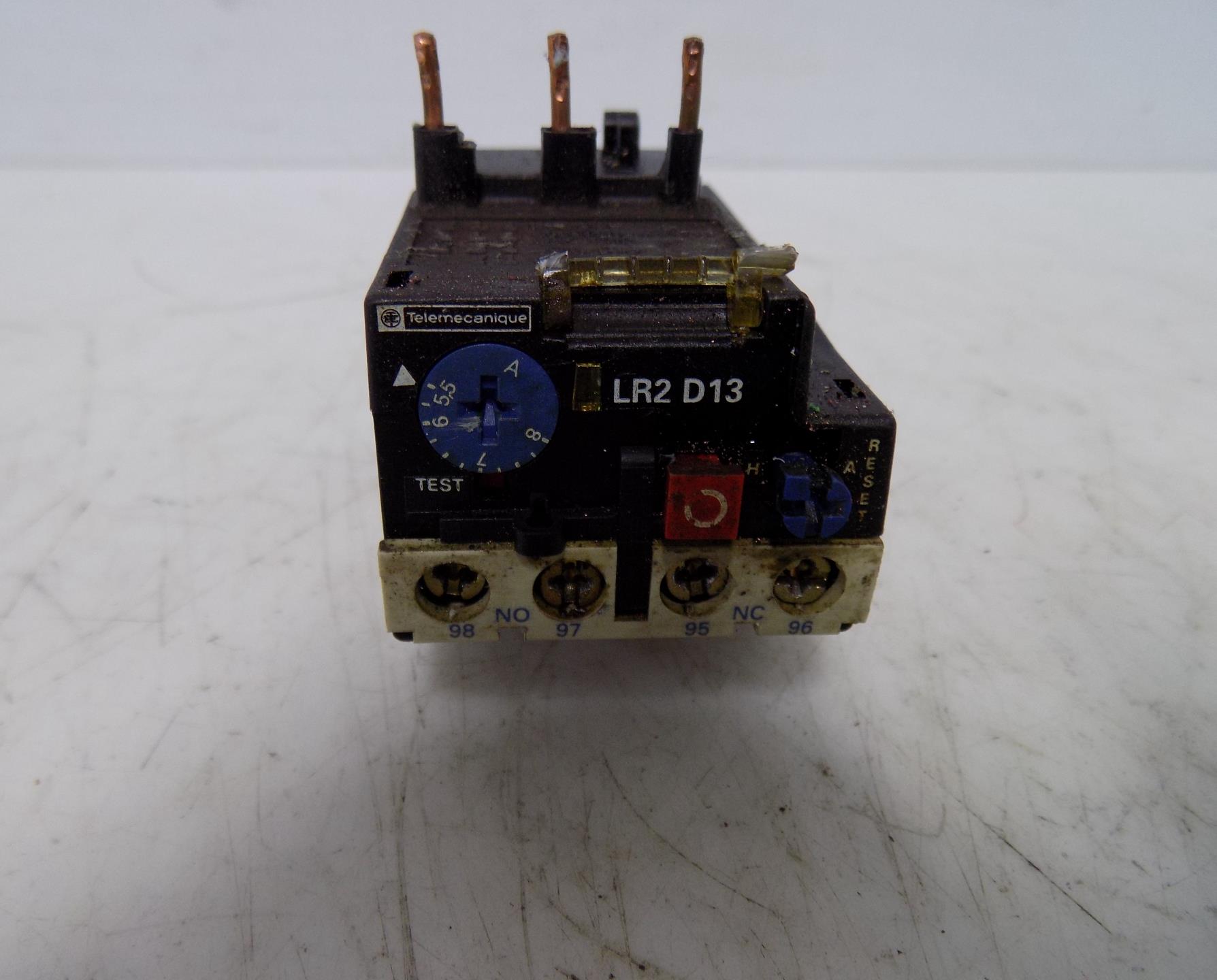 TELEMECANIQUE OVERLOAD RELAY LR2 D13 eBay