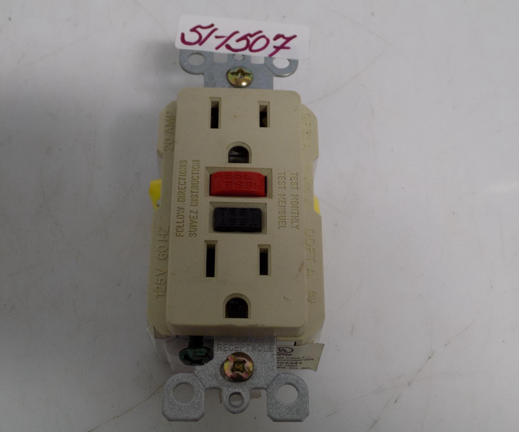 LEVITON 125V 20AMP 2 POLE GROUND FAULT CIRCUIT INTERRUPTER | eBay