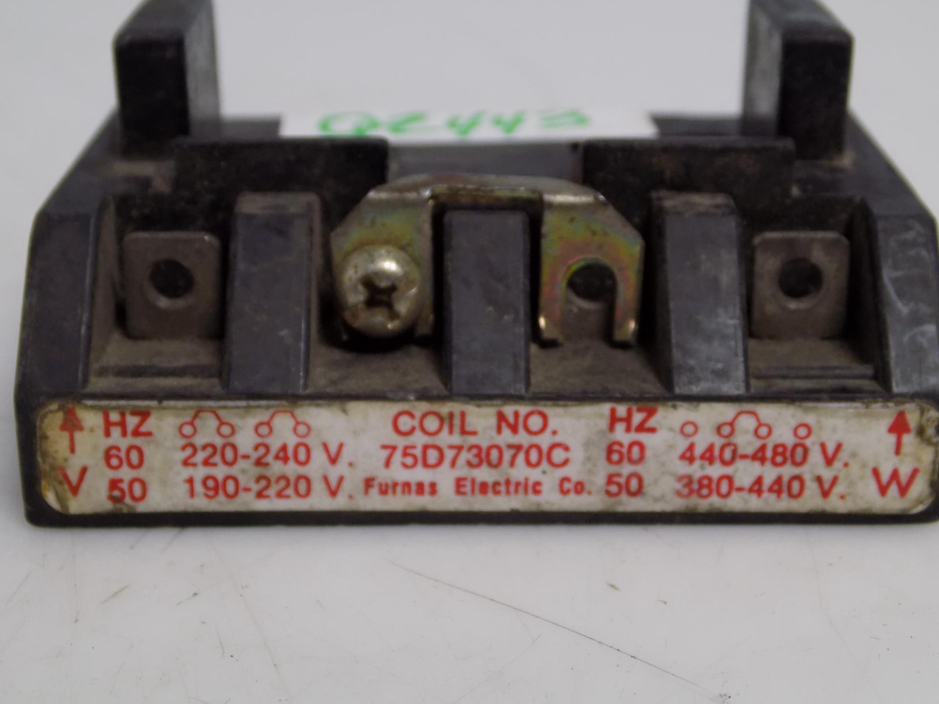 FURNAS ELECTRIC REPLACEMENT COIL 240/480 DUAL VOLTAGE 75D73070C eBay