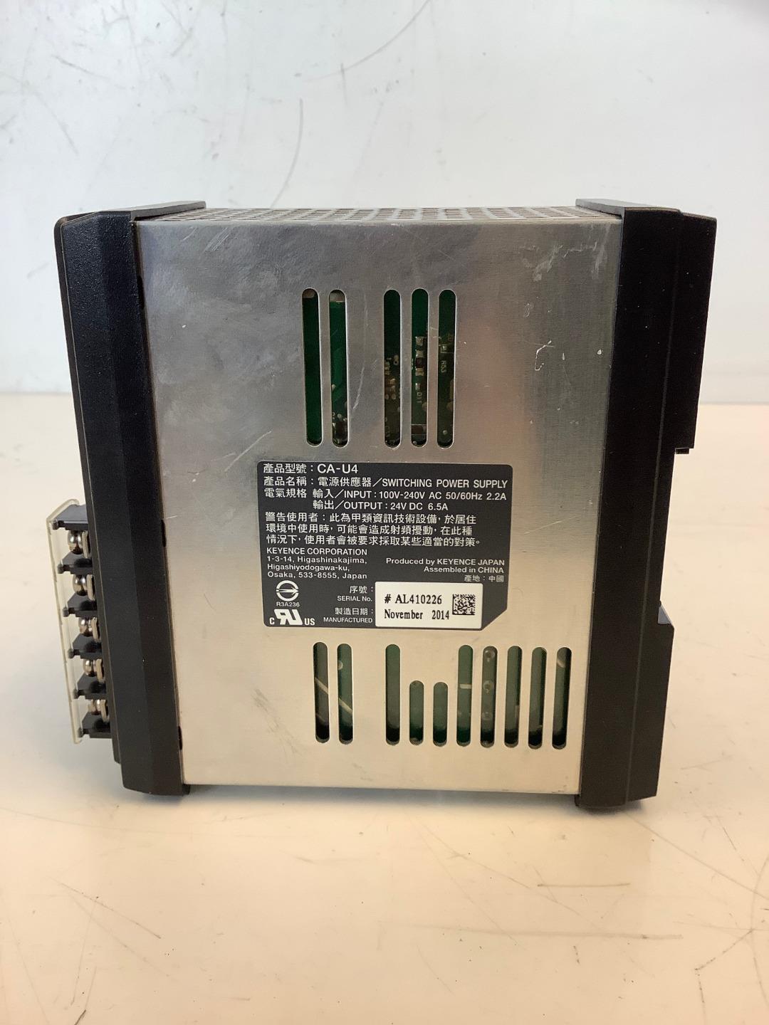 KEYENCE SWITCHING POWER SUPPLY CAU4 eBay