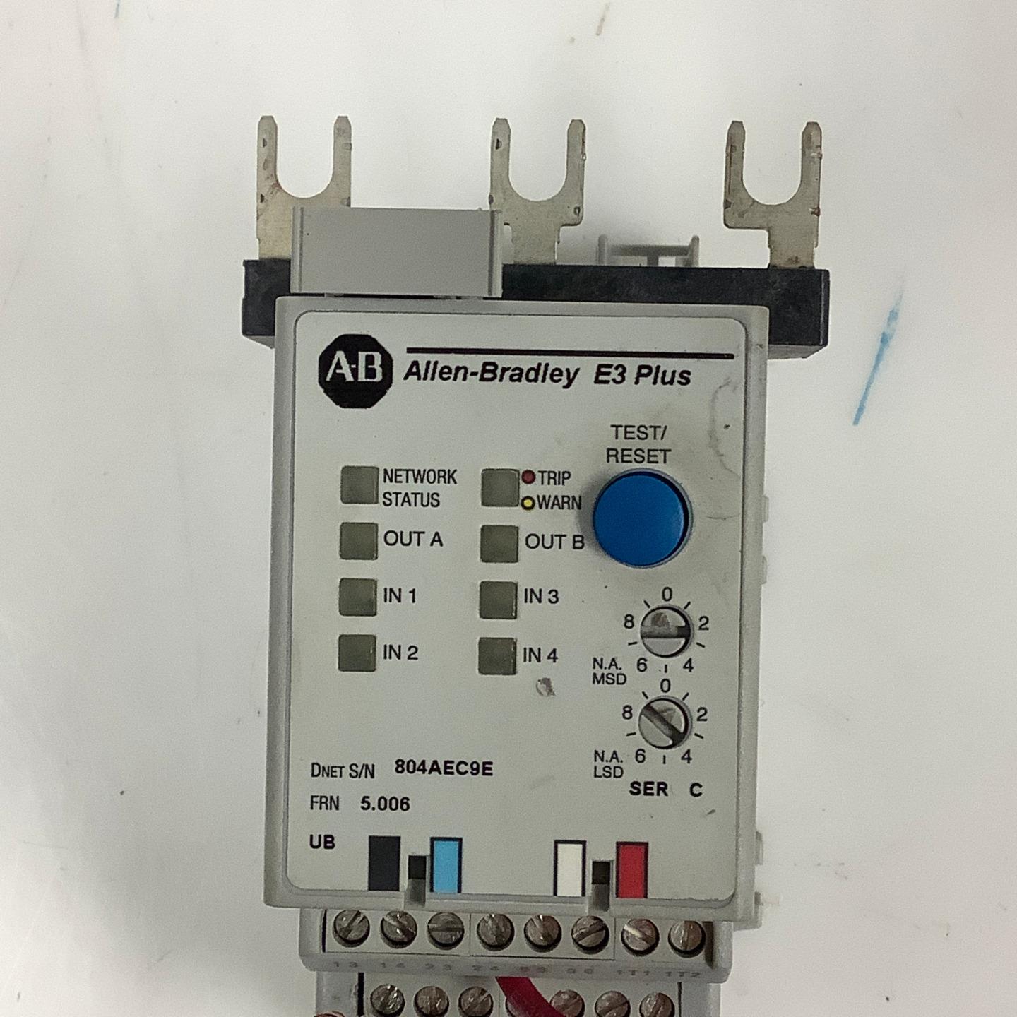 ALLEN BRADLEY SOLID STATE OVERLOAD RELAY 592EC2CC SERIES C eBay