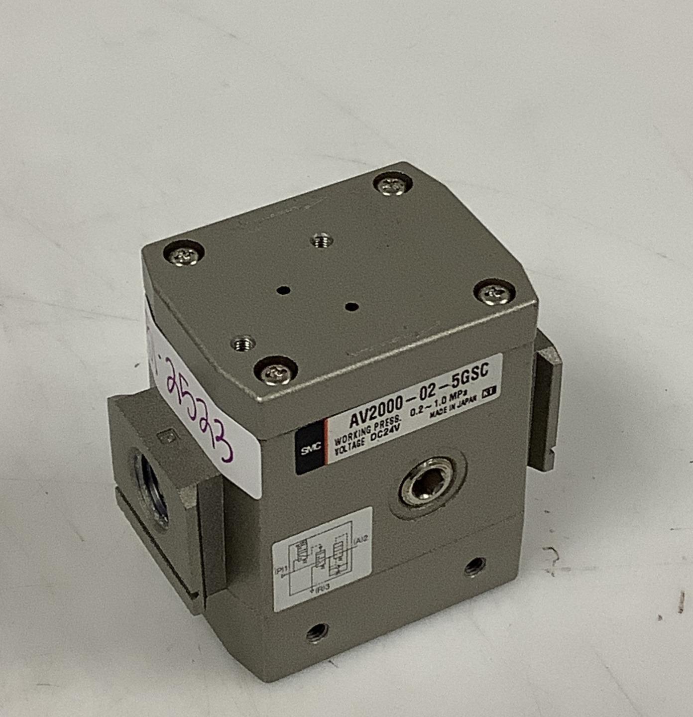 SMC REGULATOR SOFT STARTUP VALVE AV2000025GSC eBay
