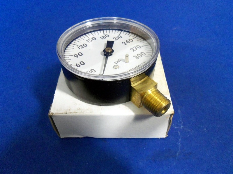 1000-15# PSI 1//4/" NPT New NIB Ashcroft 2/" Pressure Gauge No