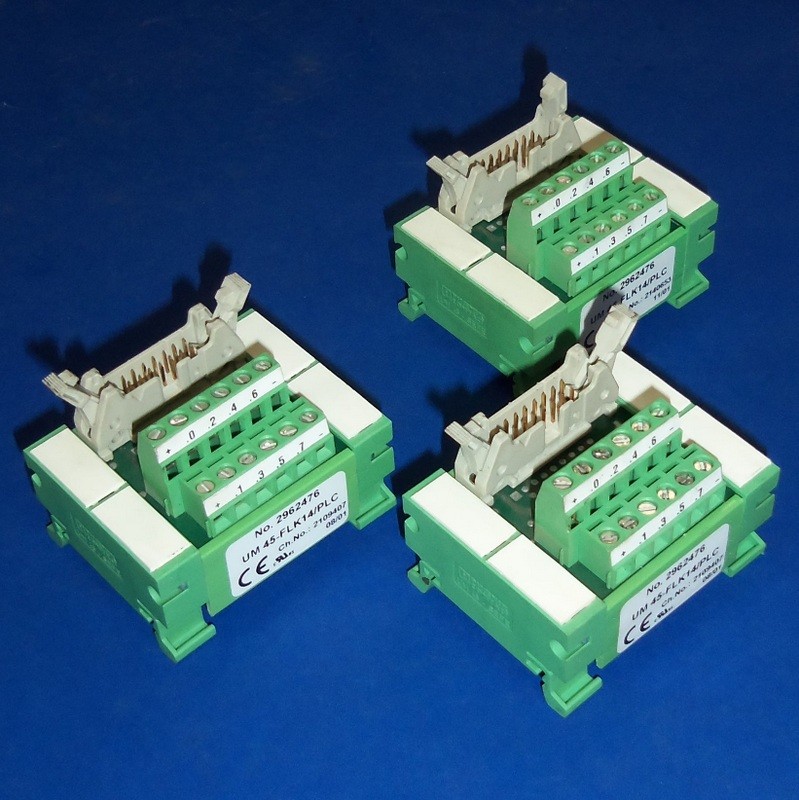 PHOENIX CONTACT 8 PT VARIOFACE INTERFACE MODULE UM45FLK14/PLC *LOT OF