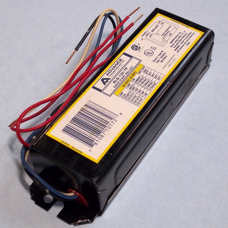 ADVANCE 120V 60HZ RAPID START BALLAST, RLQ120TP *NEW* *PZF