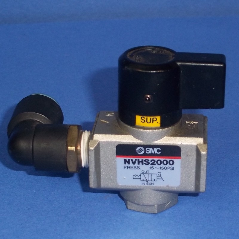 SMC 1/4" NPT 15150 PSI SHUT OFF VALVE, NVHS2000 eBay