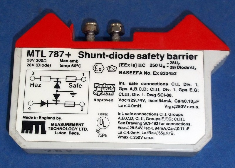 PLC Processors MEASUREMENT TECHNOLOGY 28V 300 OHM SHUNTDIODE SAFETY BARRIER MTL 787+ Business