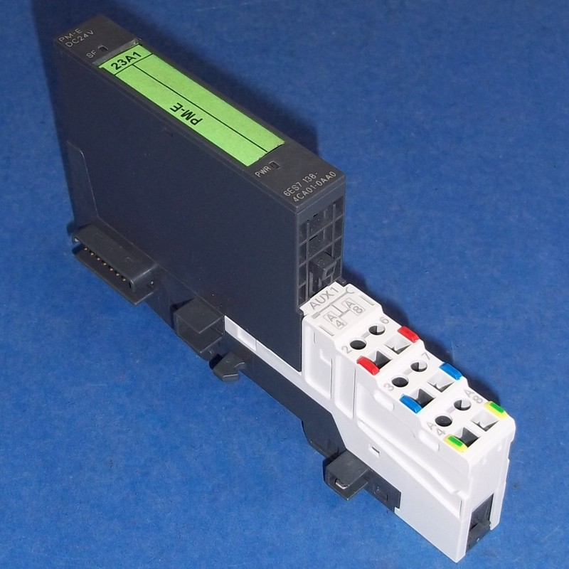 SIEMENS SIMATIC S7 POWER MODULE 6ES7 138-4CA01-0AA0 W// BASE TM-P15C23-A1