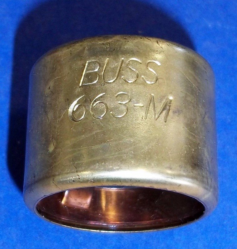 BUSSMANN 6030A 600V FUSE REDUCERS 663M *NEW, BOX OF 2* *PZB