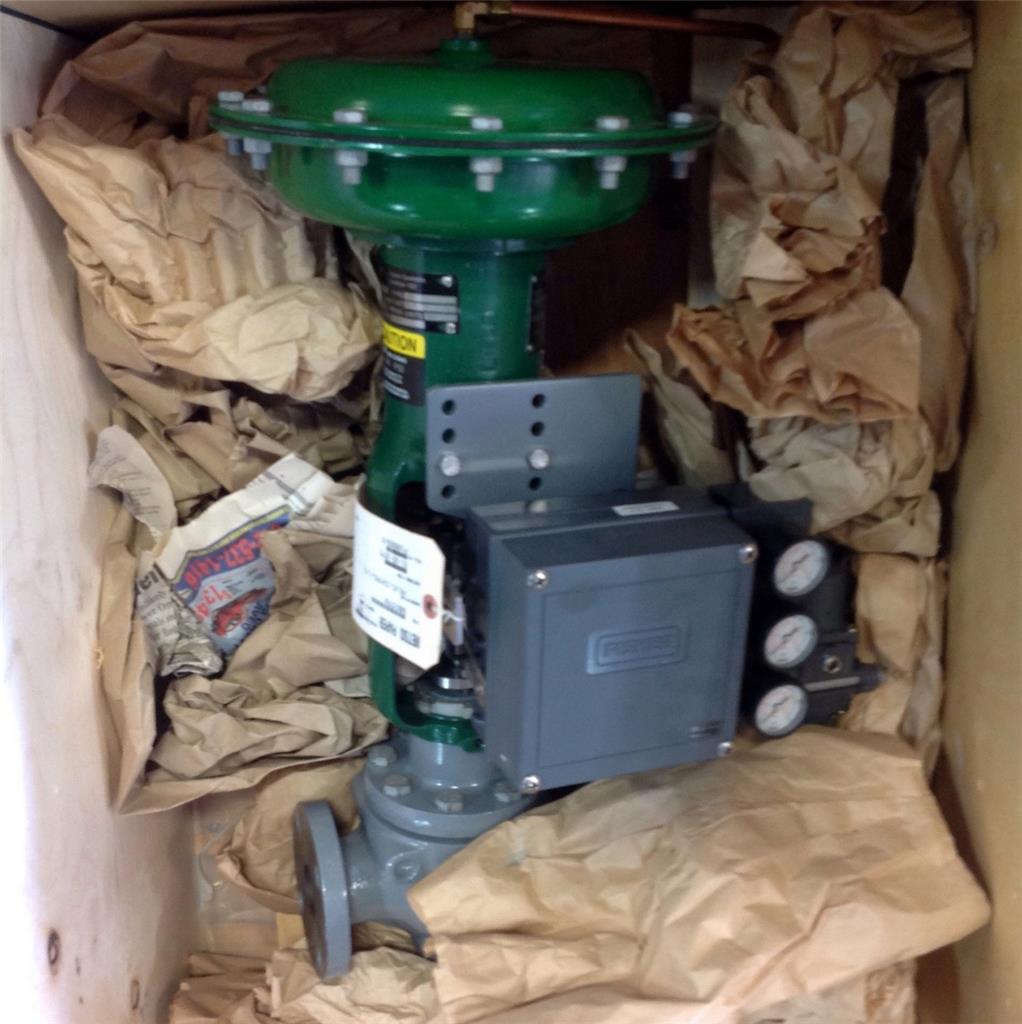 FISHER TYPE 657 SIZE 30 ACTUATOR TYPE ED CI BODY 1 1/2 FISHER VALVE 30B