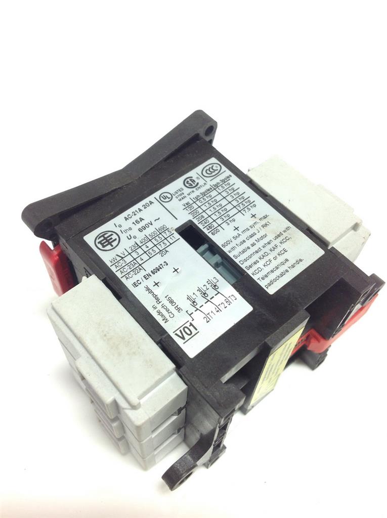 16A 690V ON/OFF SWITCH IEC/ EN 60947-3 *JCH* | eBay