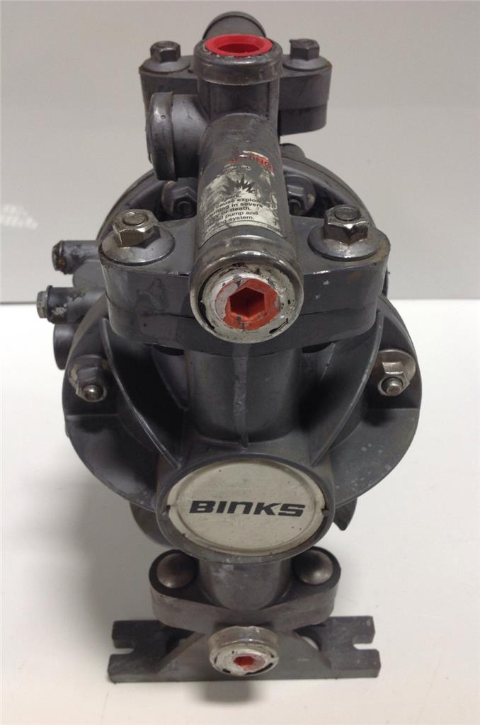 BINKS GEMINI LOW PULSE DOUBLE DIAPHRAGM PUMP 818831 *kjs* eBay