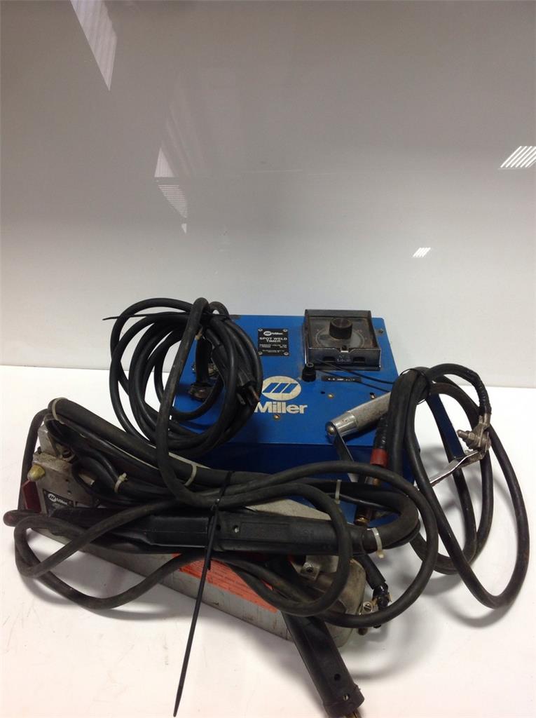 MILLER 1PH SPOT WELD TIMER W/PORTABLE SPOT WELDING MACHINE KB25