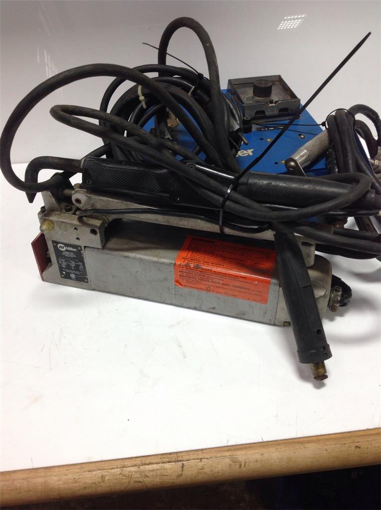 MILLER 1PH SPOT WELD TIMER W/PORTABLE SPOT WELDING MACHINE KB25