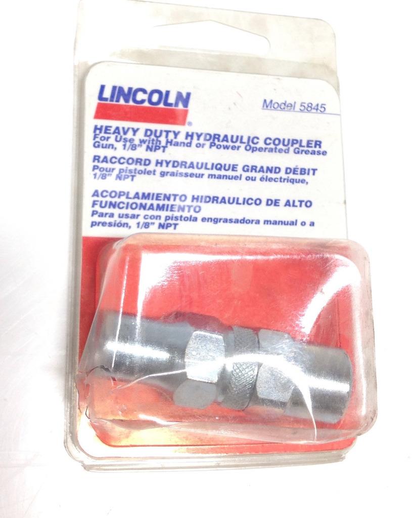 LINCOLN HEAVY DUTY HYDRAULIC COUPLER 5845 NIB eBay