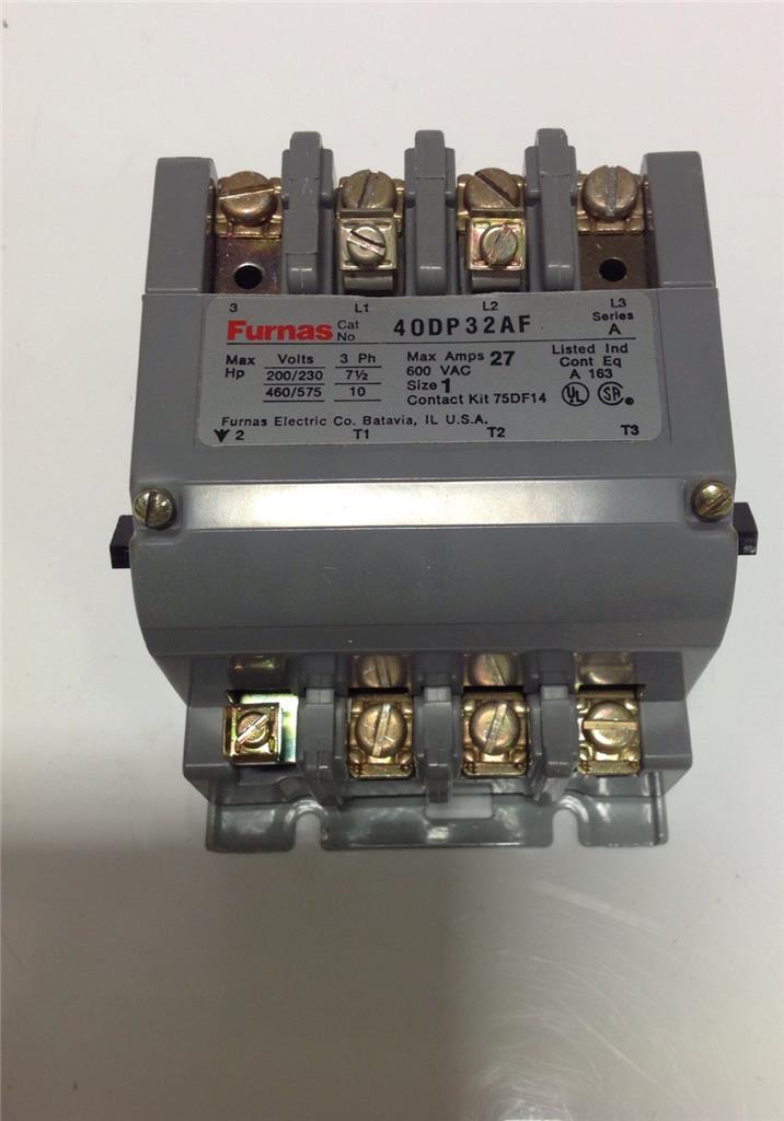 FURNAS 3PH 200//230V SIZE 1 CONTACT 14DP32AF SER A