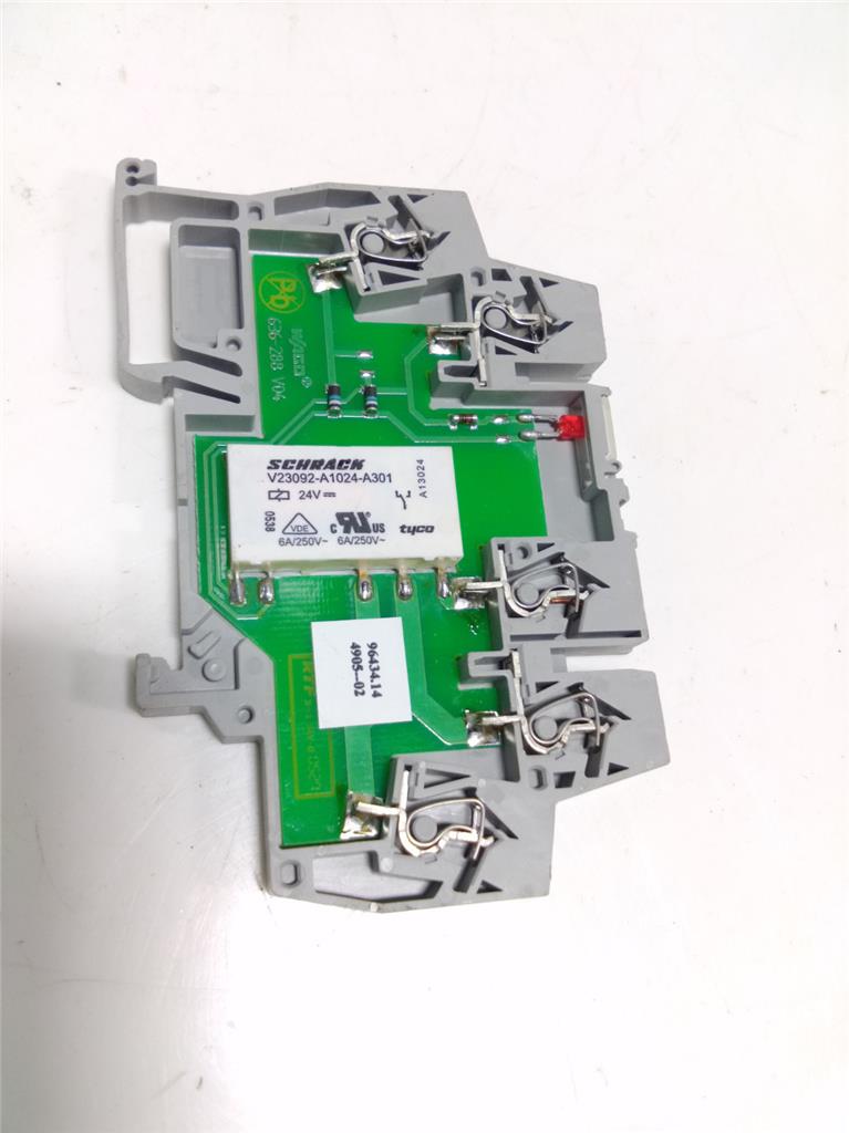 WAGO RELAY TERMINAL BLOCK 859304 W/ RELAY SCHRACK V23092A1024A301 eBay