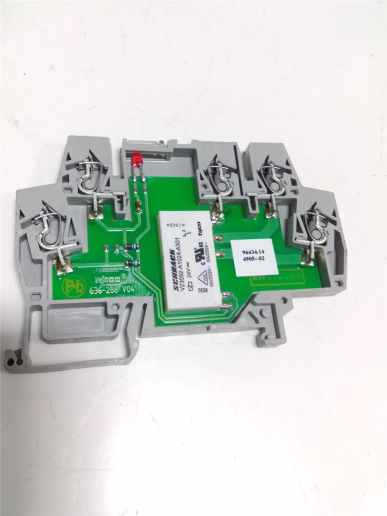 WAGO RELAY TERMINAL BLOCK 859304 W/ RELAY SCHRACK V23092A1024A301 eBay