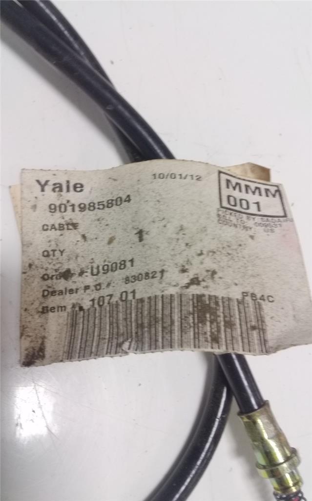 YALE EMERGENCY BRAKE CABLE 901985804 *PZB* eBay