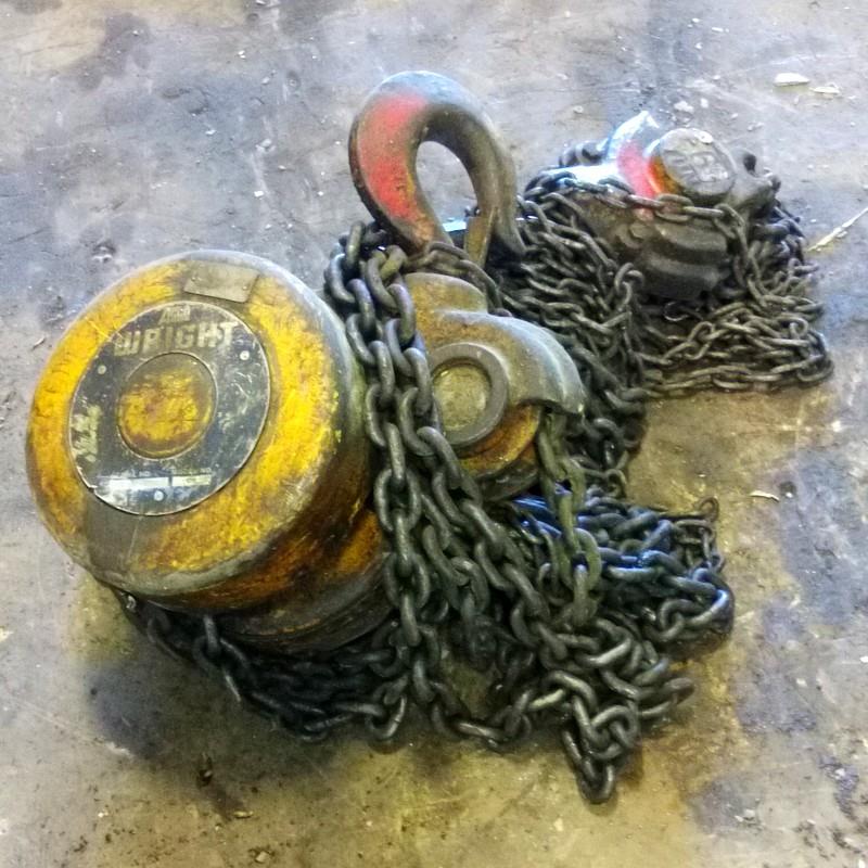 ACCO WRIGHT 6-TON MANUAL HAND HOIST MODEL NO. 06 | eBay