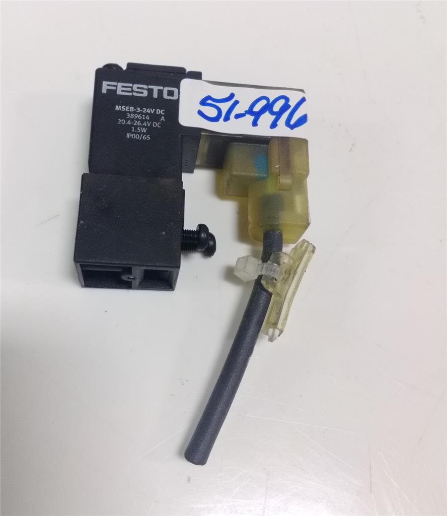 FESTO SOLENOID MSEB-3-24VDC *PZB* | eBay