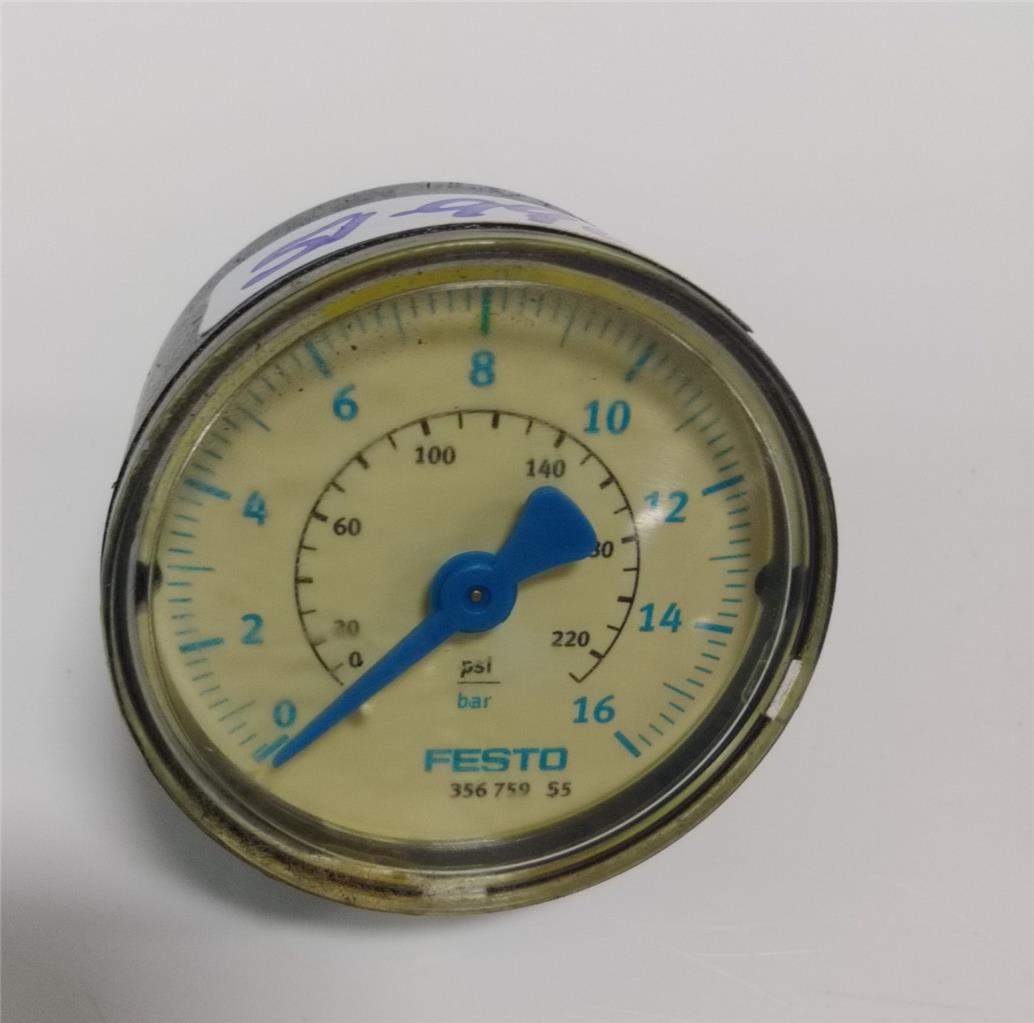 FESTO PRESSURE GAUGE 016 PSI 356759 *PZB* eBay