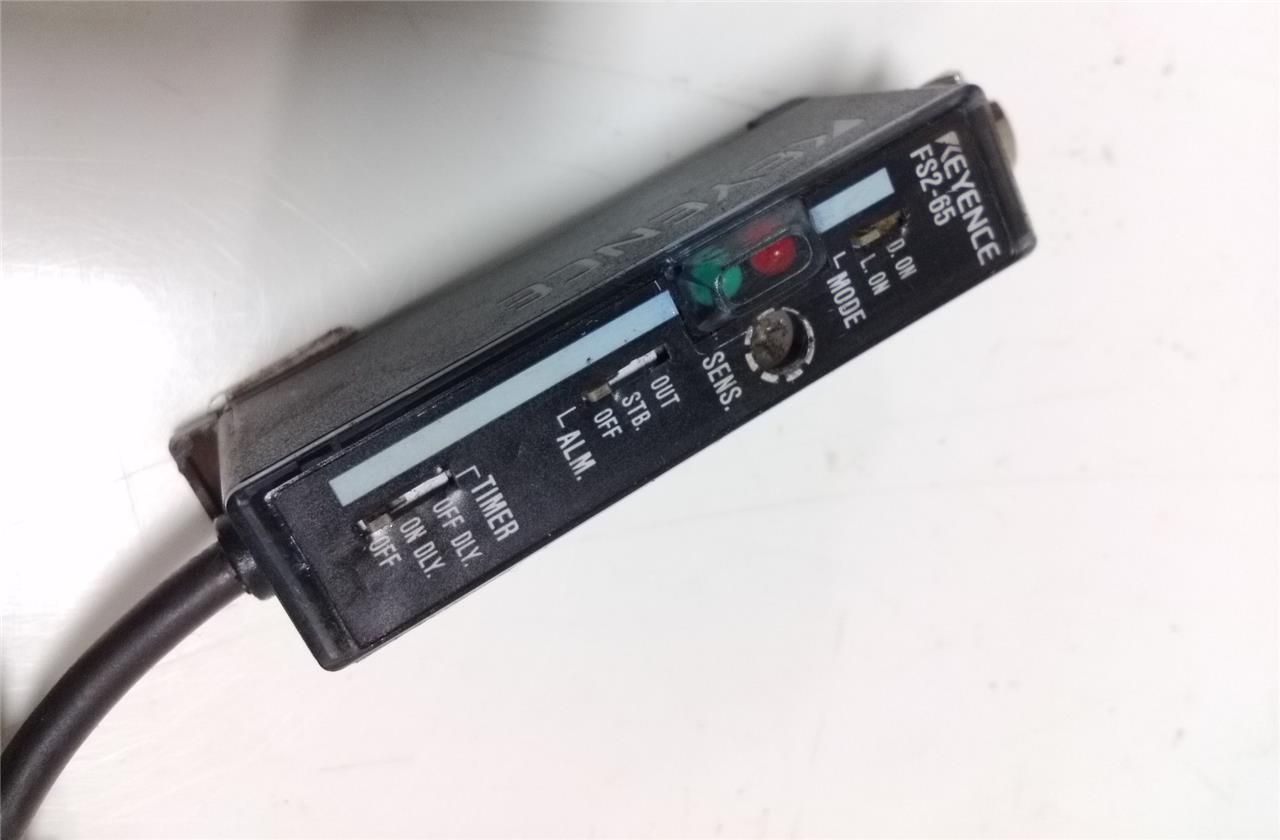 KEYENCE PHOTO SENSOR AMPLIFIER 1224V DC FS265 eBay