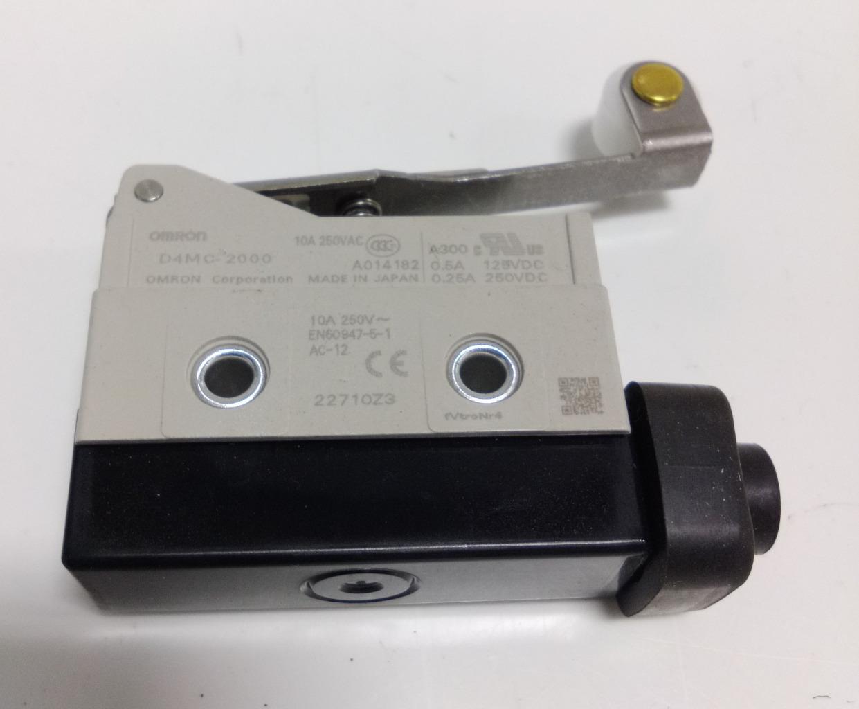 OMRON 10A 250VAC ROLLER LEVER LIMIT SWITCH D4MC2000 eBay