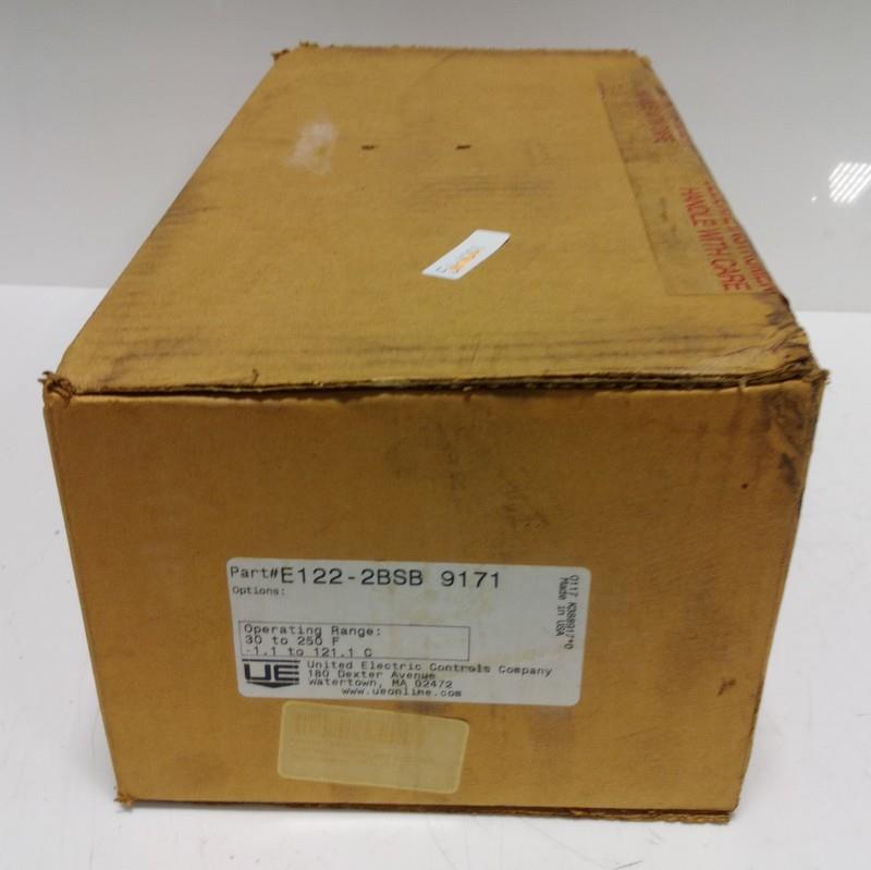 NEW United Electric Temperature Control Type E122 Mod #2BSB 30-250F 480 VAC