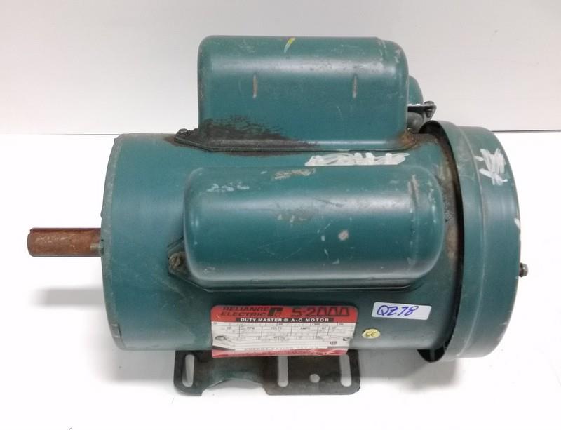 RELIANCE ELECTRIC DUTY MASTER 1730RPM 115V 1.6A AC MOTOR C14H1501S eBay