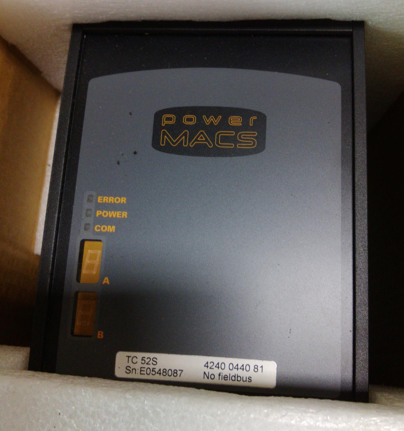 ATLAS COPCO POWER MACS DRIVE CONTROLLER 4240 0440 81 / TC 52S NIB
