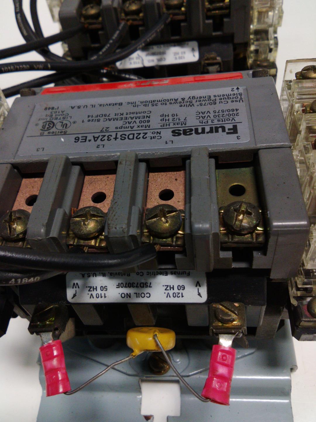 FURNAS 14CS+32A SER.B NEMA//EEMAC SIZE 0 STARTER 48ASD3M20 SER.B OVERLOAD RELAY