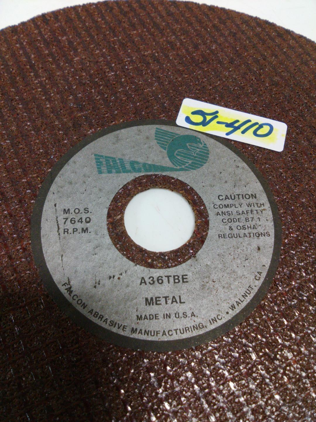 FALCON RESINOID BONDED DOUBLE REINFORCED GRINDING CUT OFF WHEEL A36TBE