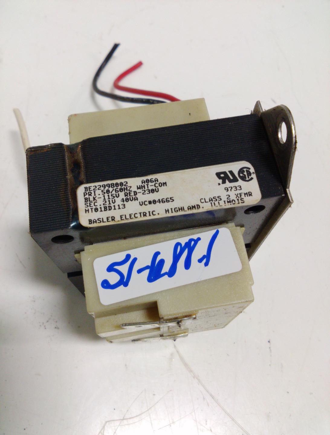 BASLER ELECTRIC TRANSFORMER BE22998002 eBay