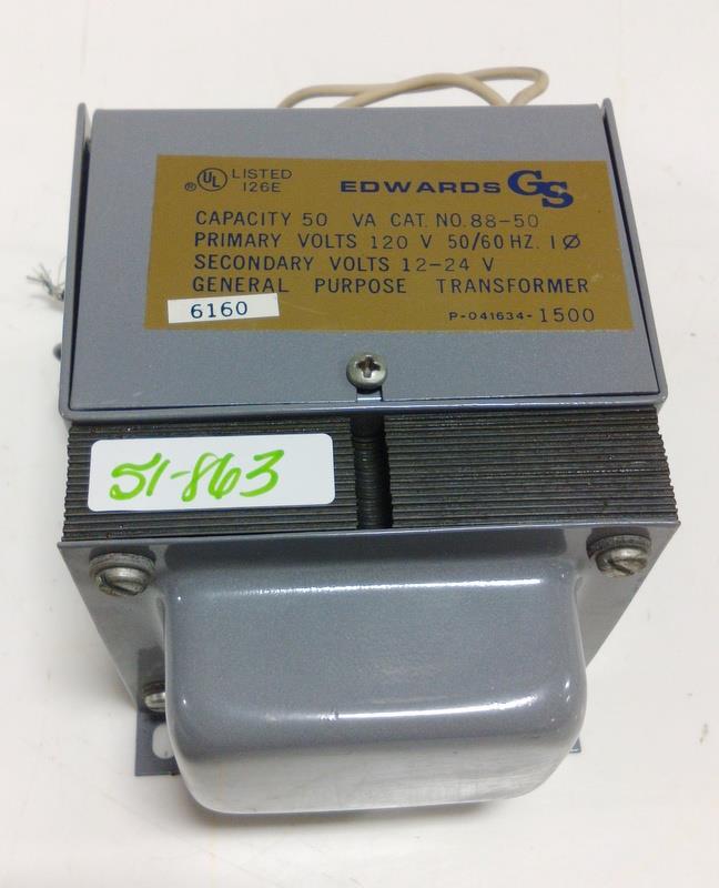 EDWARDS 50/60HZ 120V GS TRANSFORMER 8850 eBay