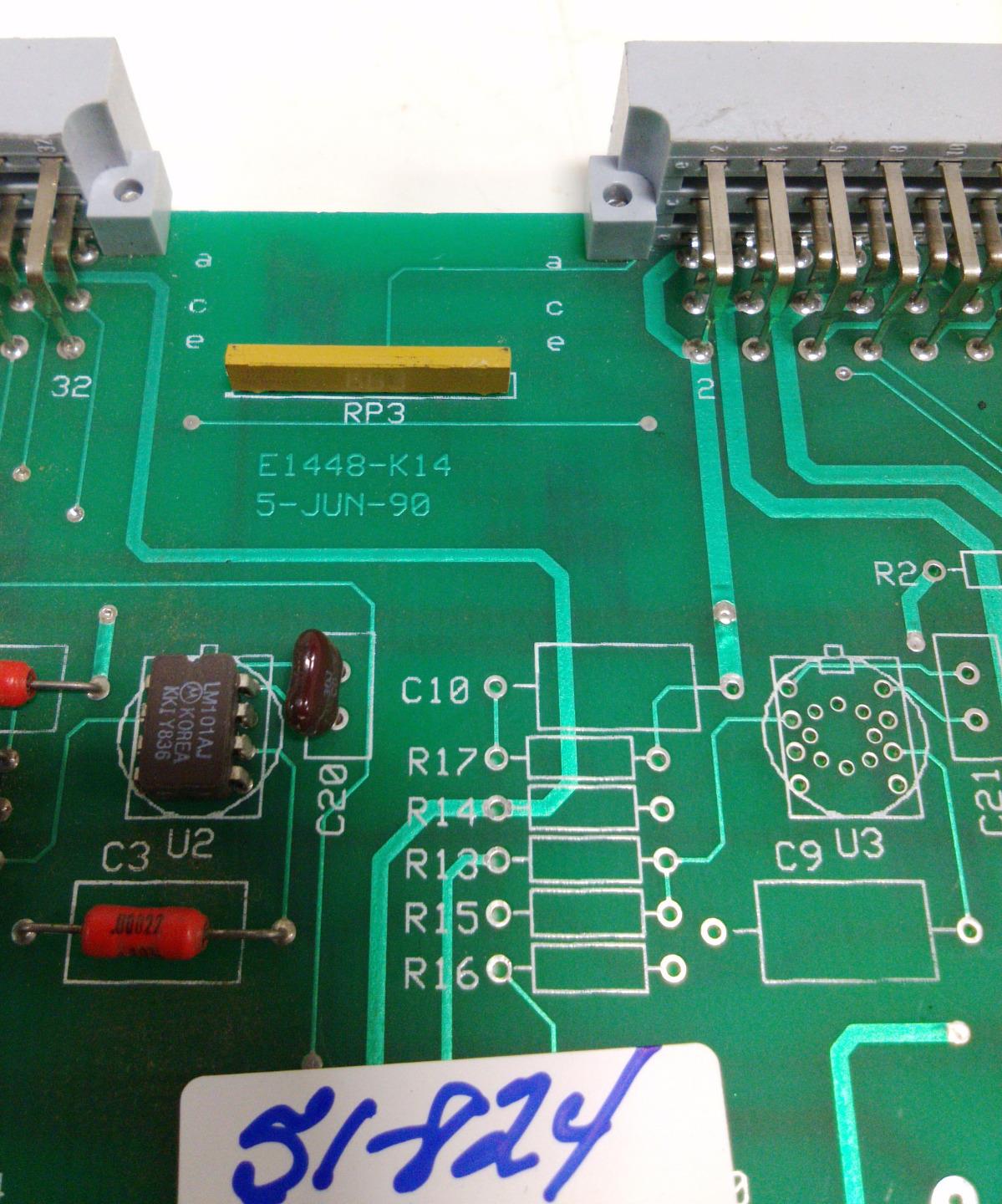 GE CONTROL INTERFACE CIRCUIT BOARD E1448K14 *PZB* eBay