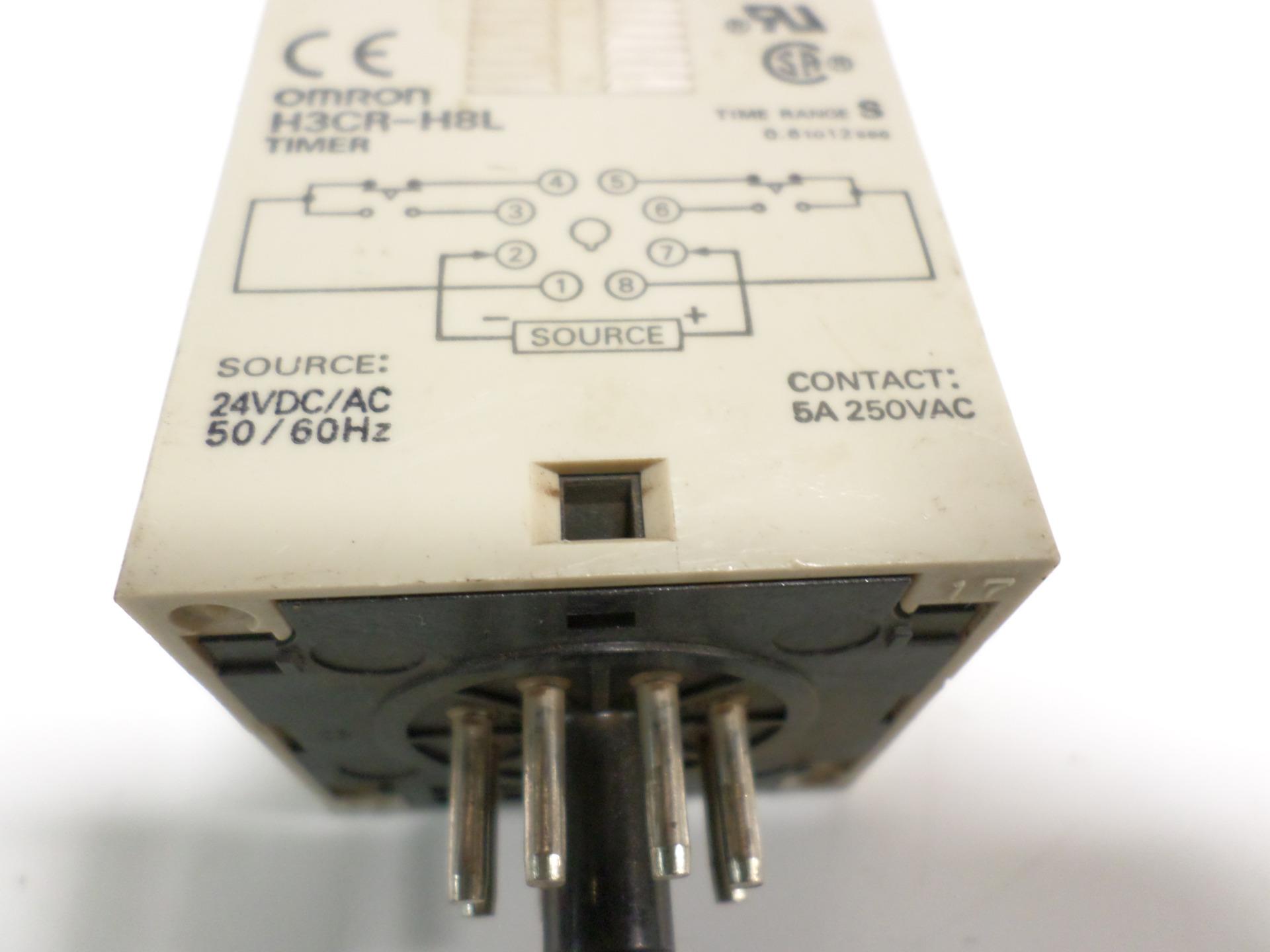 OMRON TIMER RELAY H3CRH8L eBay