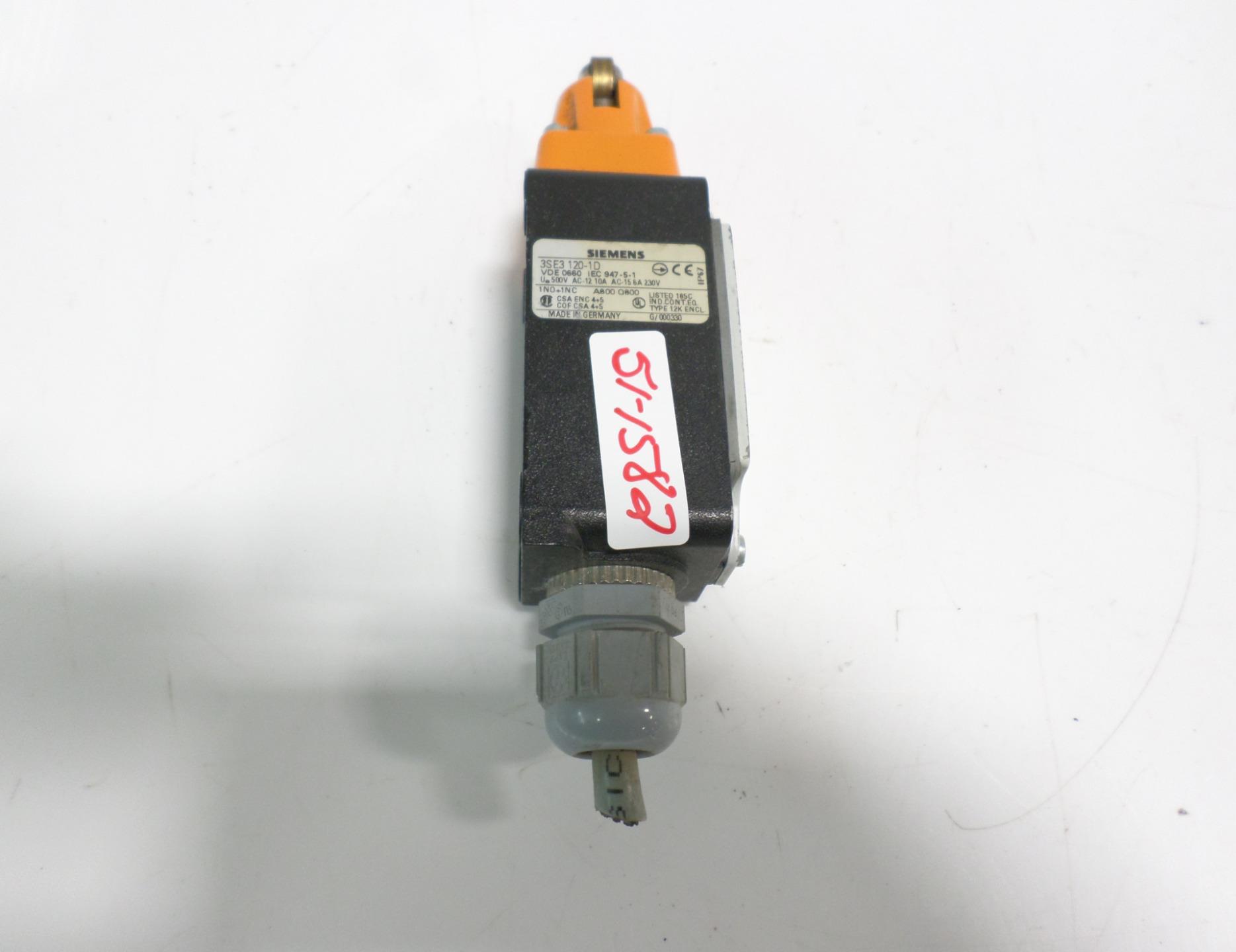 SIEMENS LIMIT SWITCH 3SE3 120-1D | eBay