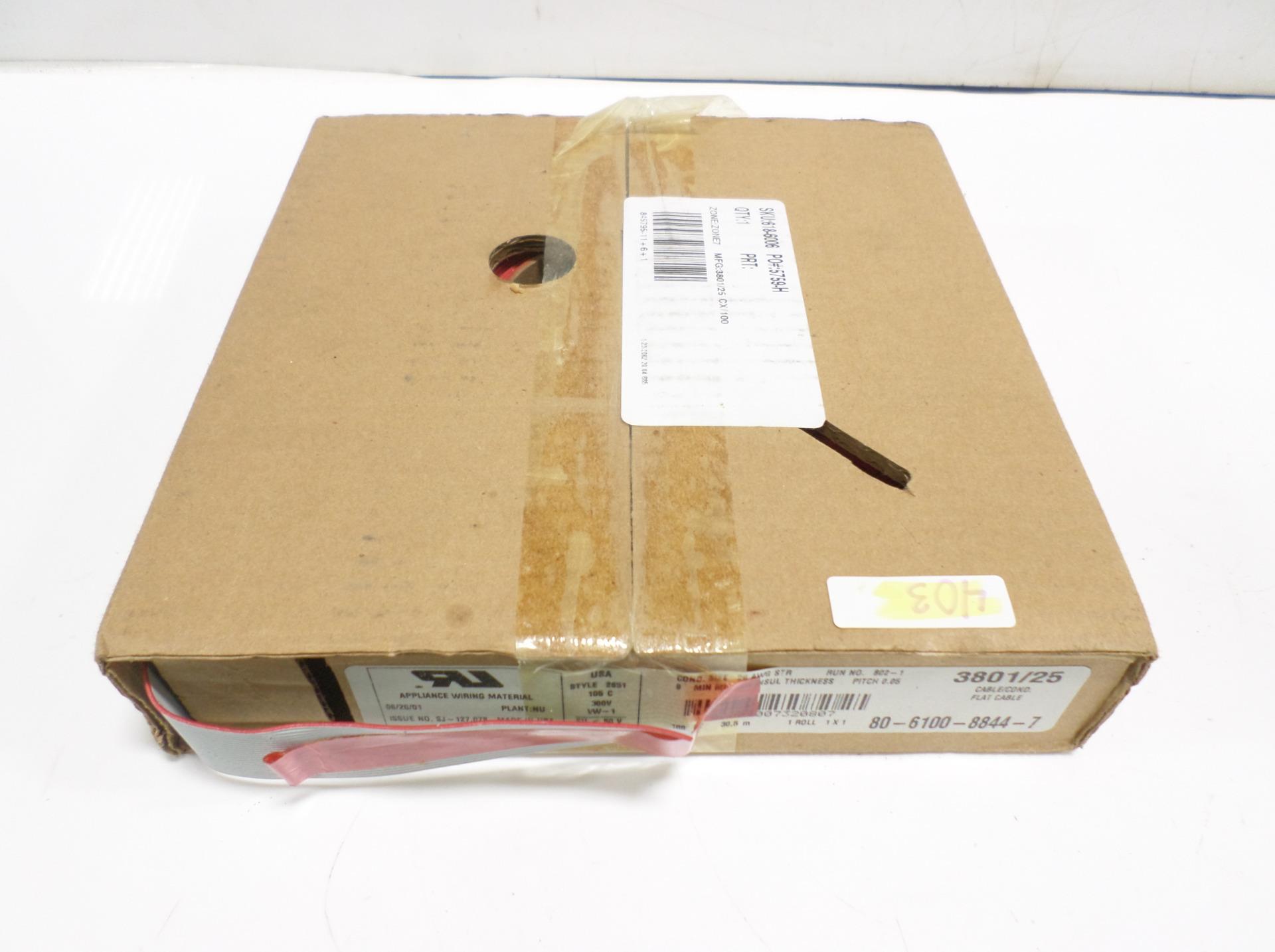 APPLIANCE WIRING MATERIAL FLAT CABLE 26 AWG 3801/25 NIB eBay