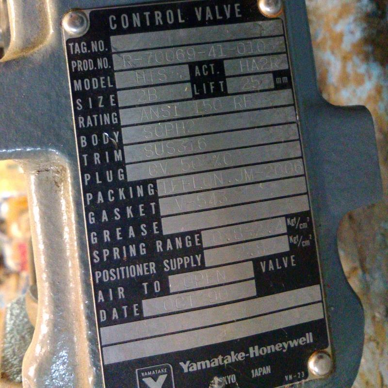 Yamatake Honeywell Size 2b Control Valve Model Hts Ebay